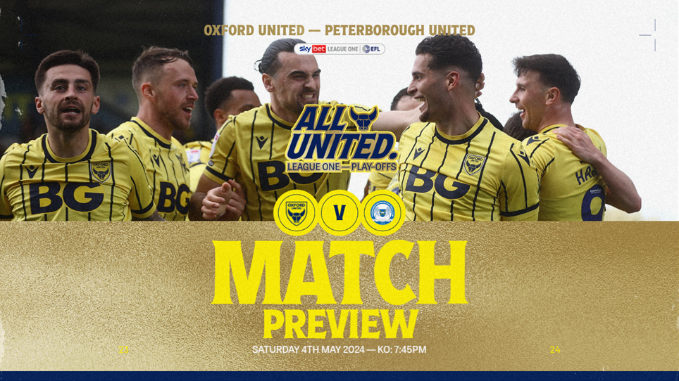 MATCH PREVIEW | Oxford United Play-Off First-Leg